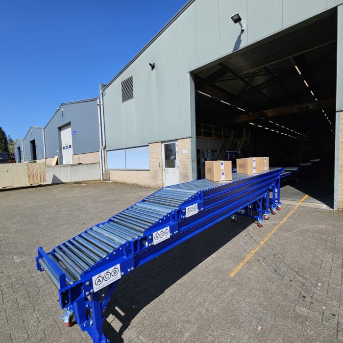 telescopische rollenbaan