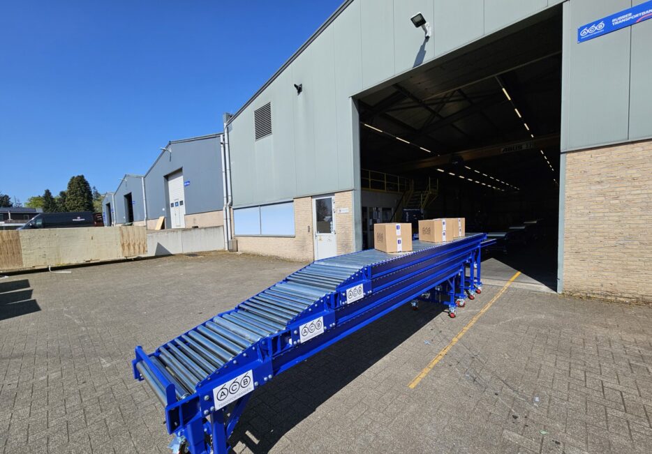 telescopische rollenbaan