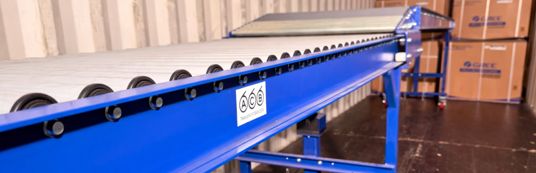 Telescopische rollenbaan